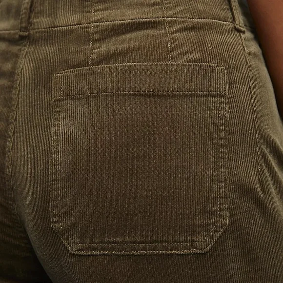 Anthropologie The Colette Cropped Wide-Leg Pants in Navy- 18W - NWT! - Picture 8 of 9